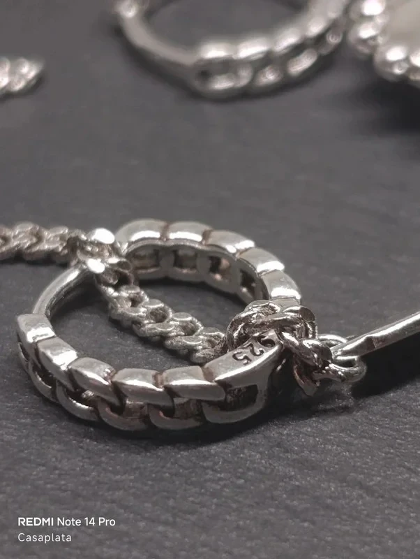 Asymmetrische oorbellen S925 J. Clenquet Vintage. Boucles d'oreilles – photo 7